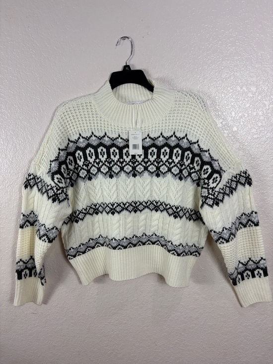 Adyson Parker Sweaters - Adyson Parker,Size XL,Women’s Cream Nordic Cable Knit Sweater